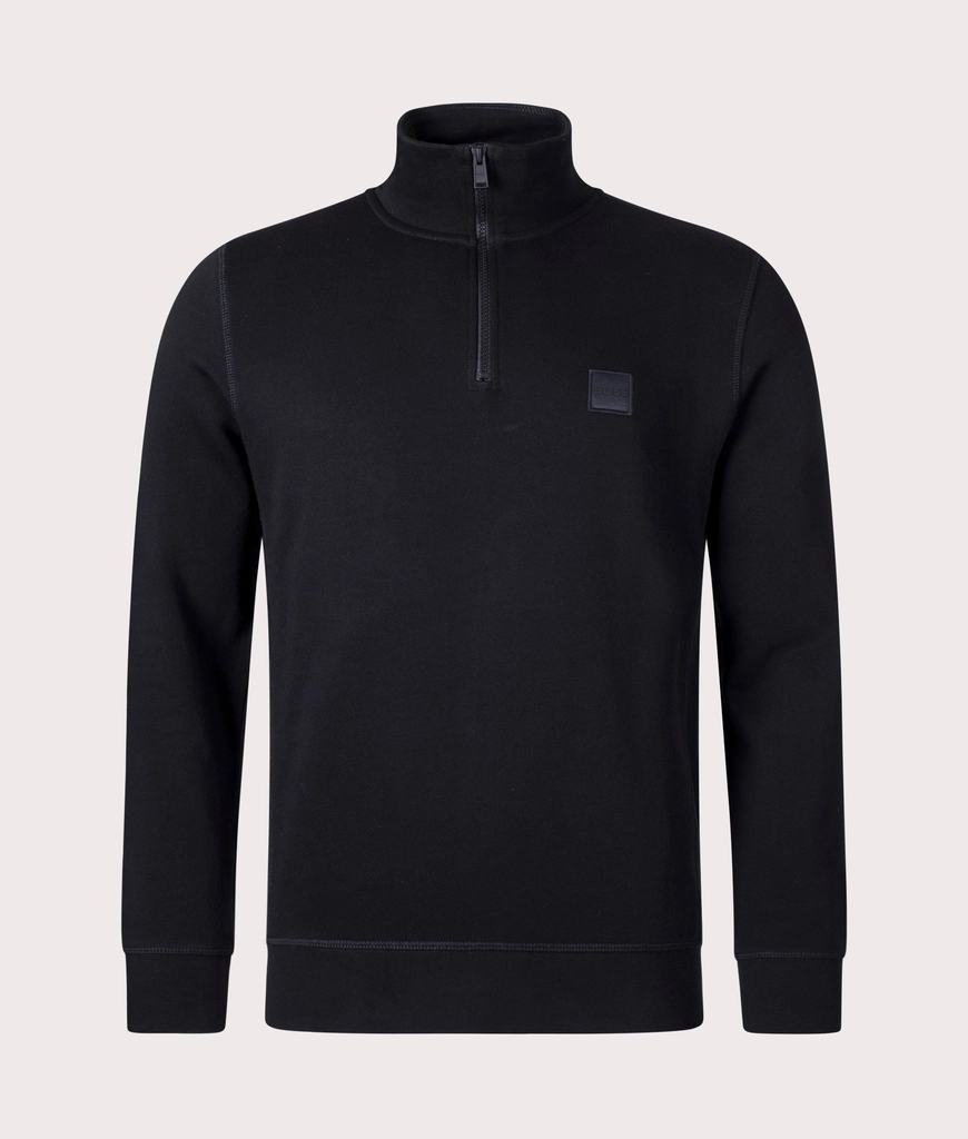 Hugo Boss Mens Quarter Zip Zetrust Sweatshirt